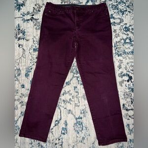 Intro. Maroon Jeans